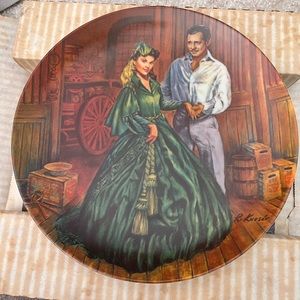 Gone With The Wind “Scarlett’s Green Dress” Plate